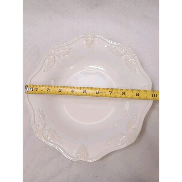 Lenox Butler's Pantry Gourmet Pasta Soup Bowl 10" Ivory White Replacement - Picture 7 of 7